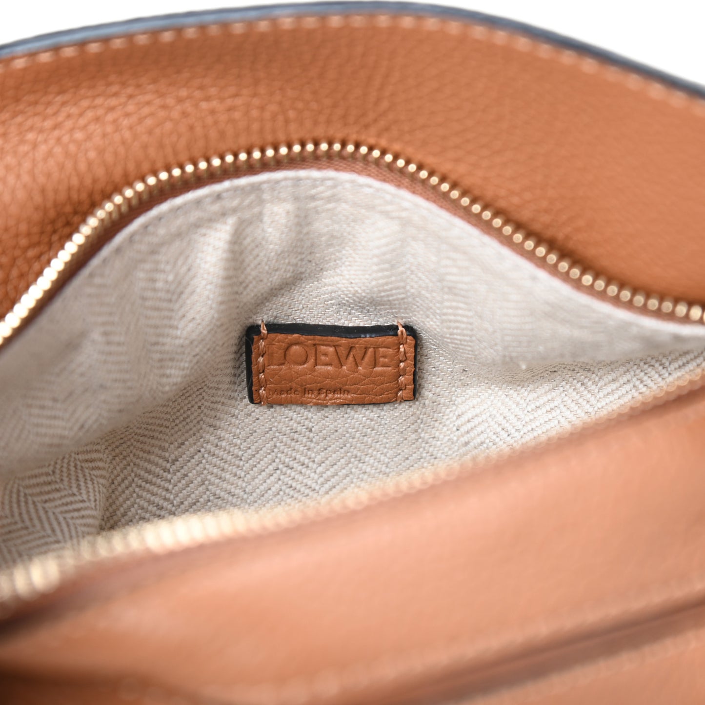 Calfskin Mini Puzzle Bag Tan