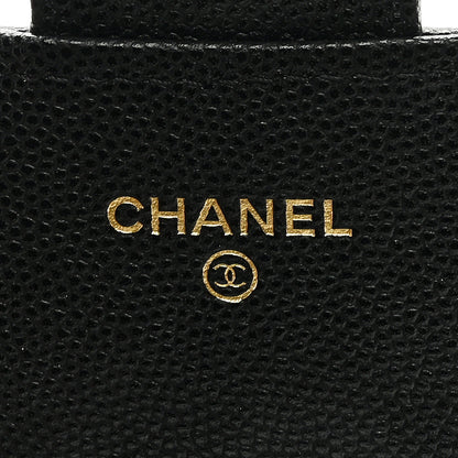 Chanel Caviar Quilted Medium Flap Wallet Black 6 of 6