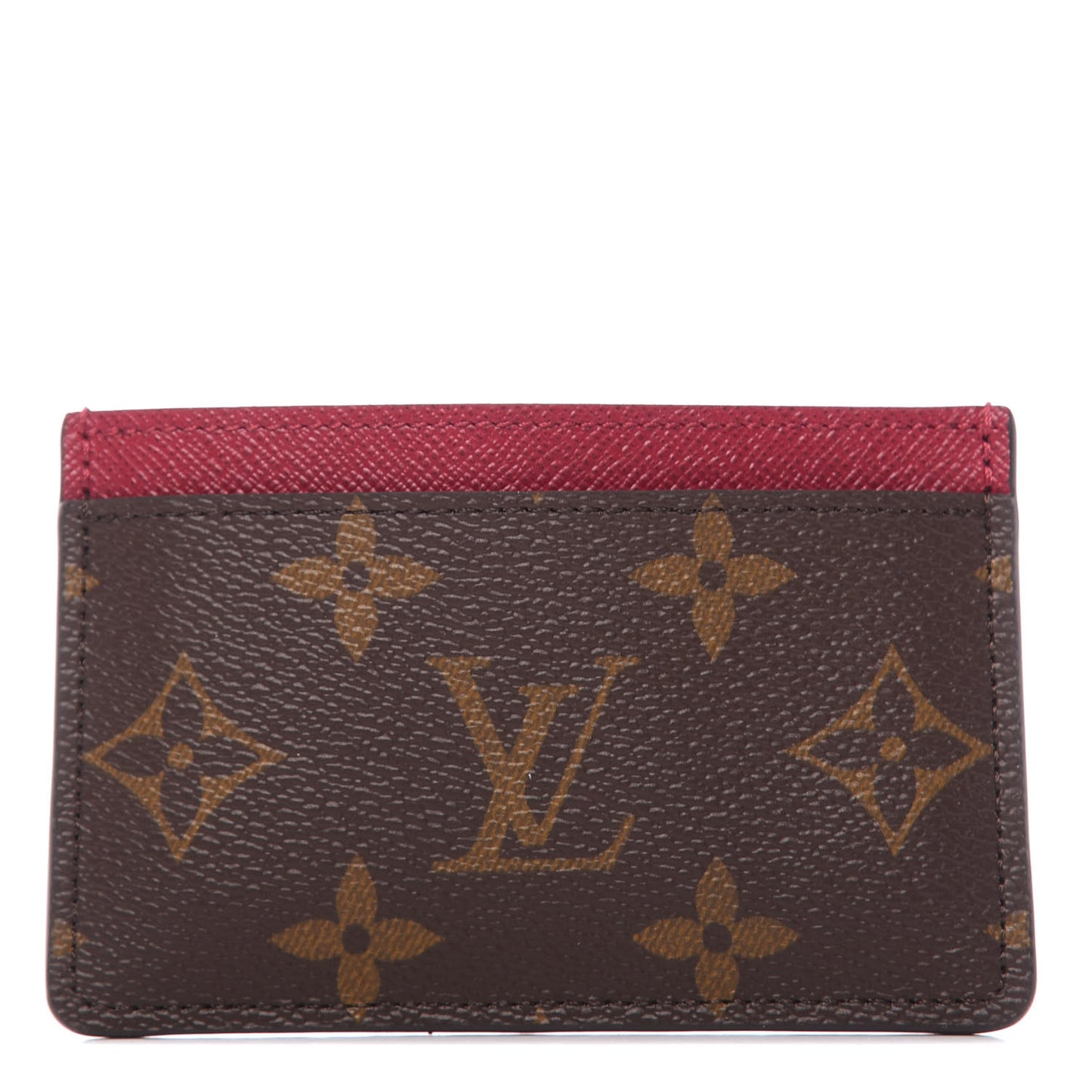 Monogram Card Holder Fuchsia