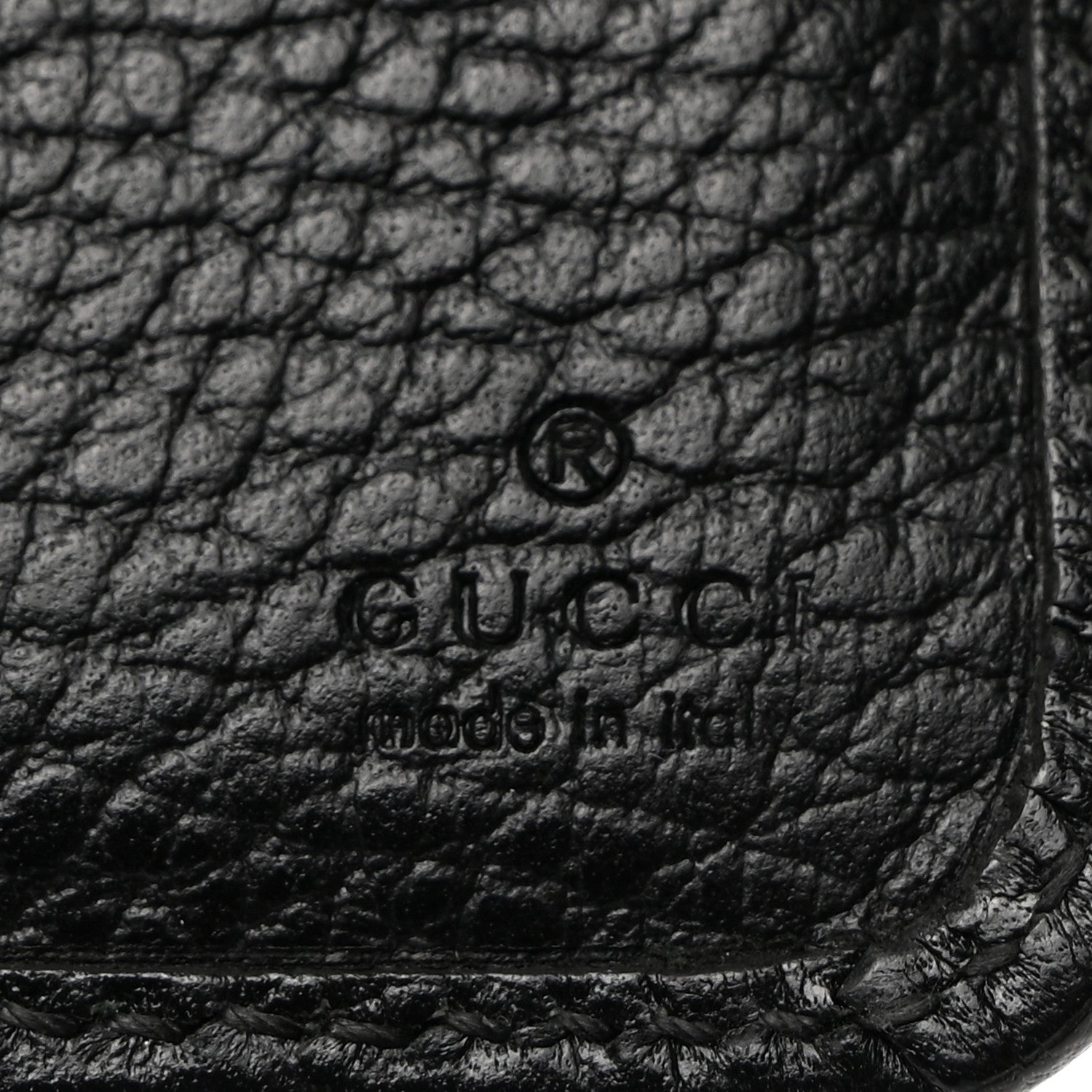 Gucci Dollar Calfskin Double G Wallet Black 6 of 8