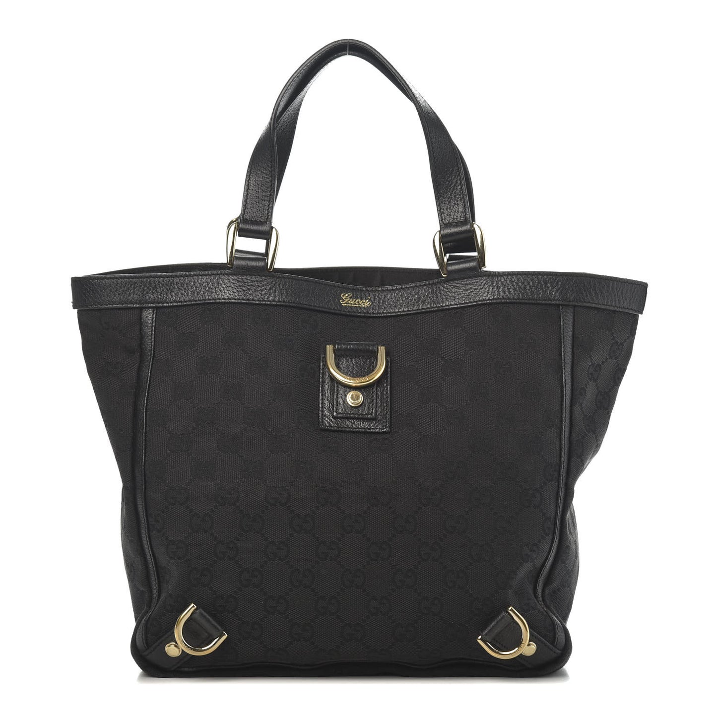 Monogram Small Abbey Tote Black