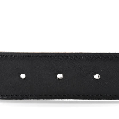 Hermes Box Togo 32mm H Belt 90 Black Chocolate 3 of 5