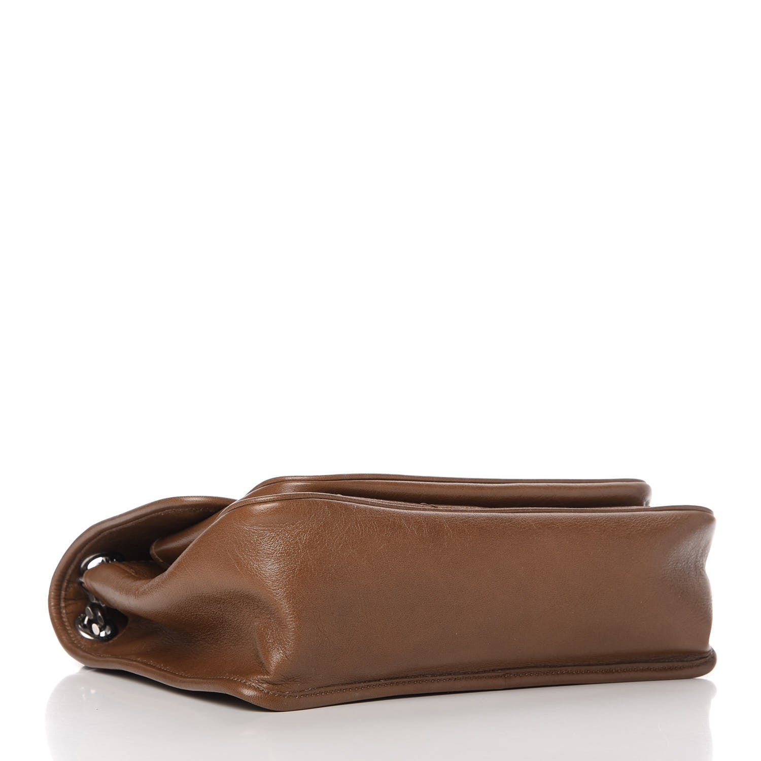 Saint Laurent Crinkled Calfskin Matelasse Monogram Medium Niki Chain Satchel Caramel 4 of 10
