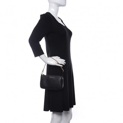 Fendi Vitello Elite Pochette Black 2 of 9