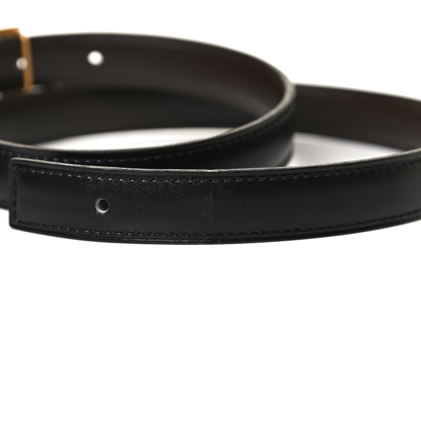 Gulliver Courchevel Mini Constance H Belt 65 Black Brown