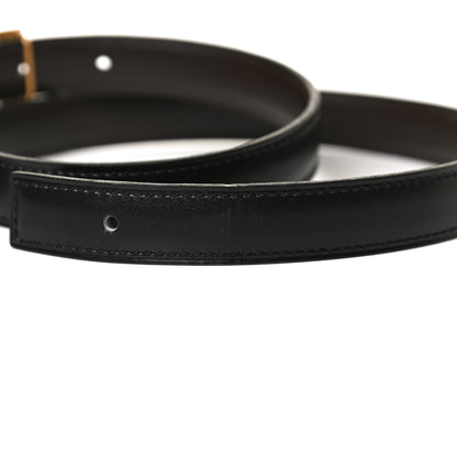 Hermes Gulliver Courchevel Mini Constance H Belt 65 Black Brown 5 of 7