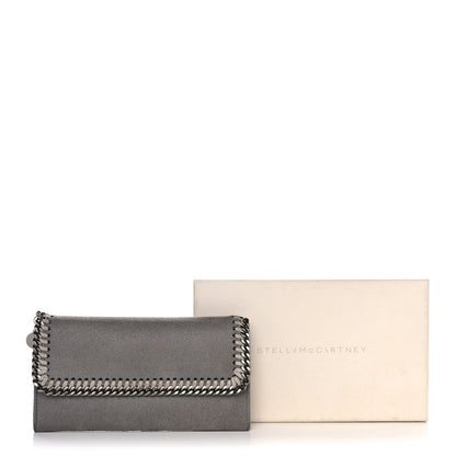 Stella McCartney Shaggy Deer Falabella Flap Wallet Grey 12 of 12