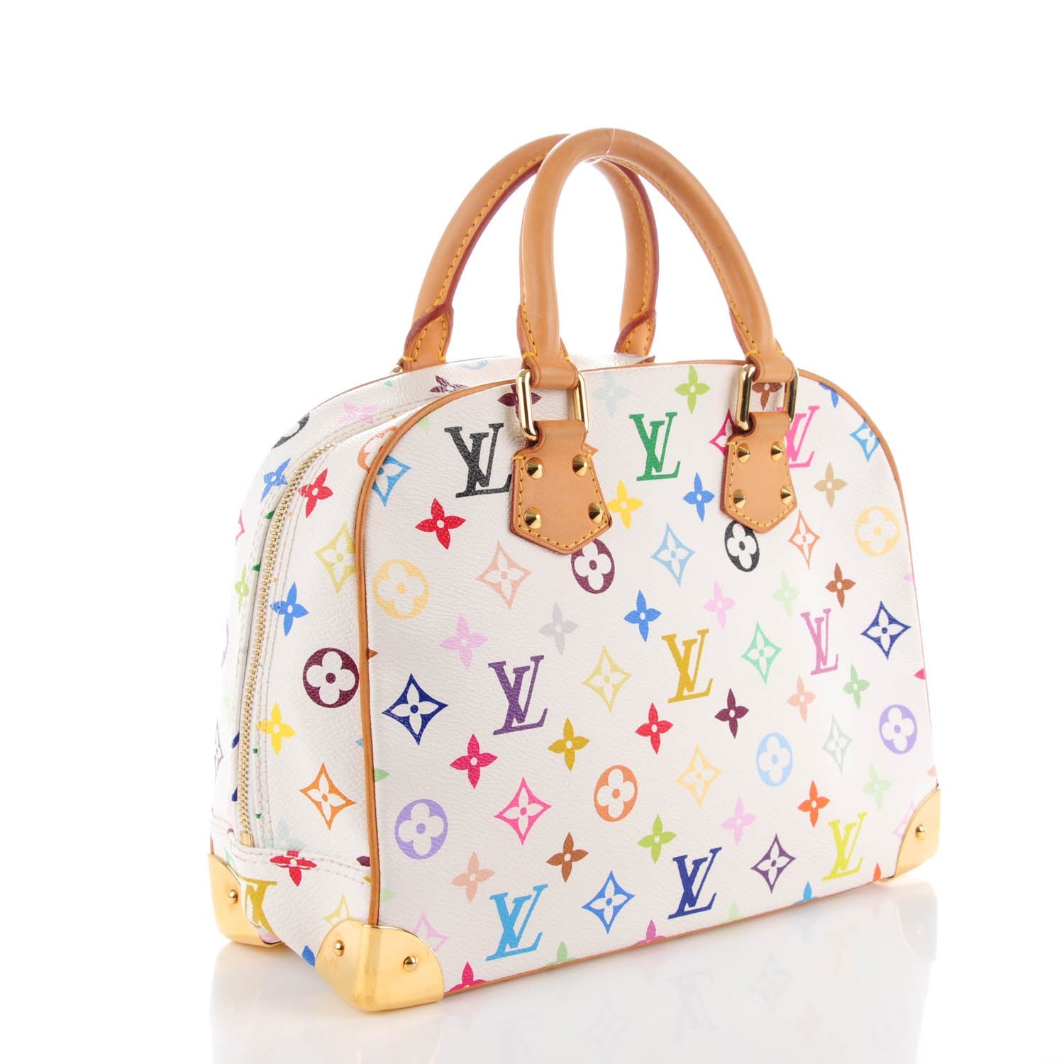 Louis Vuitton Monogram Multicolor Trouville White 3 of 7