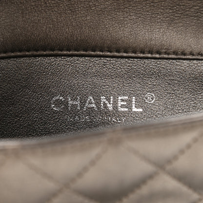 Chanel Lambskin Quilted Extra Mini Rectangular Flap Dark Charcoal 6 of 13
