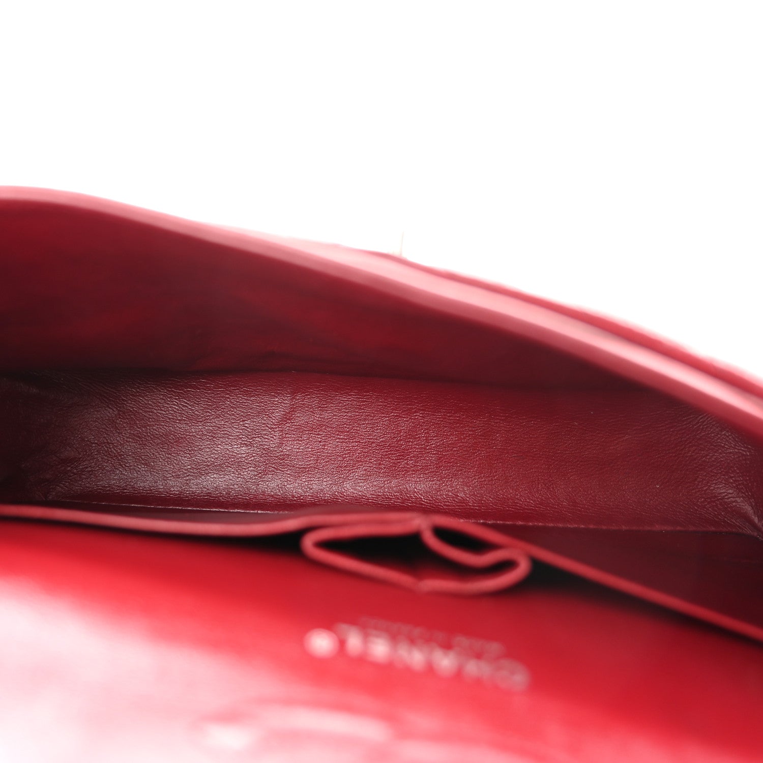 Chanel Caviar Quilted Medium Double Flap Dark Red 5 of 11