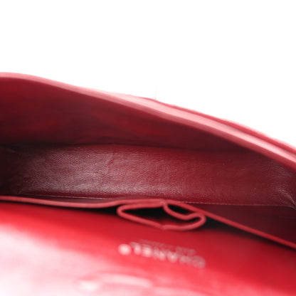 Chanel Caviar Quilted Medium Double Flap Dark Red 5 of 11