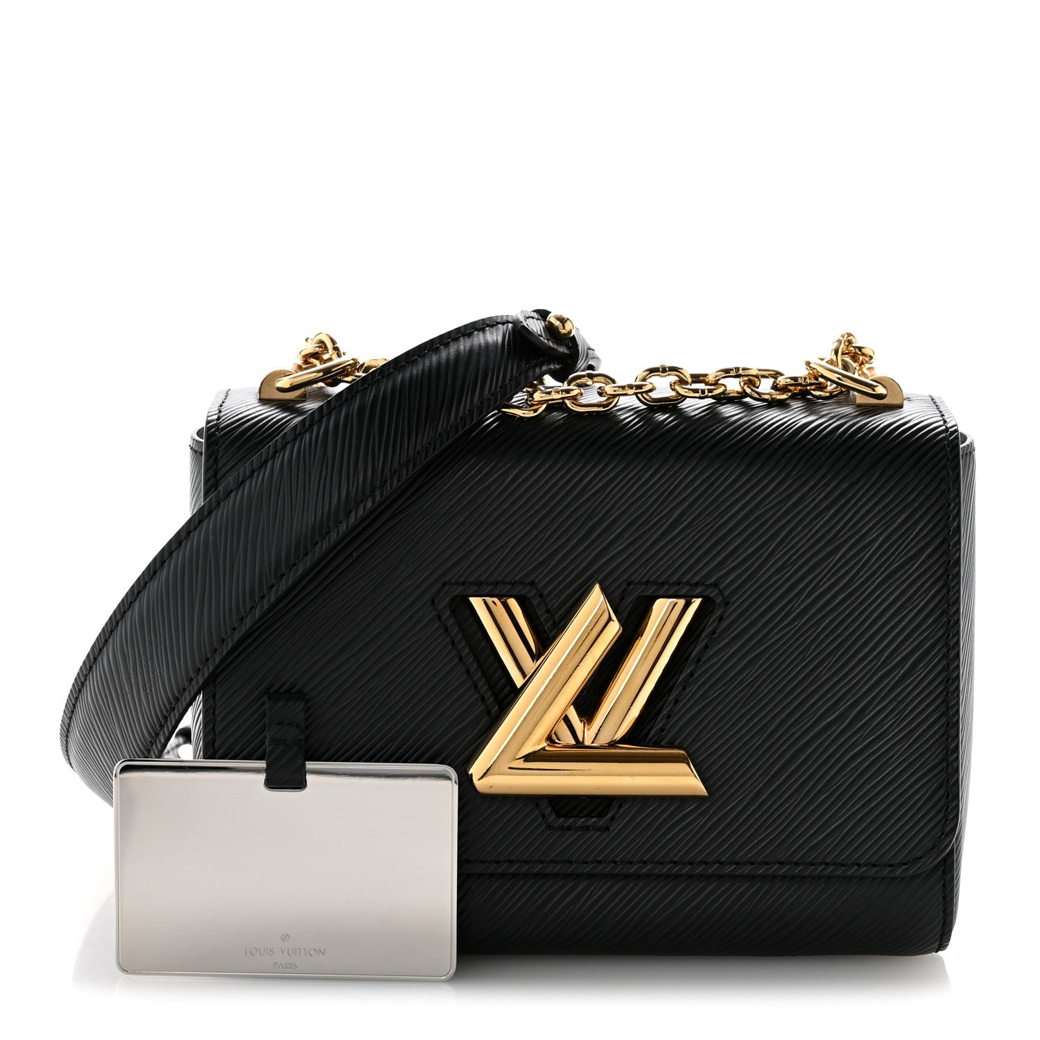 Louis Vuitton Epi Twist Shoulder Bag PM Black 3 of 12