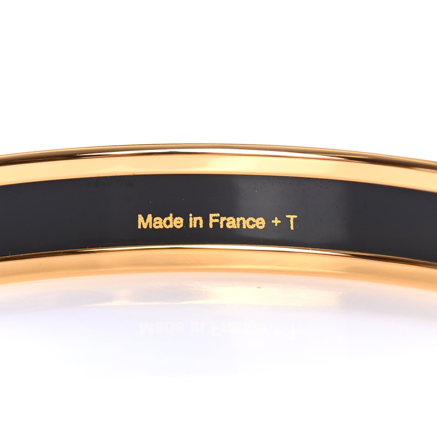 Hermes Enamel Printed Narrow Caleche Bracelet 65 Ultramarine 3 of 4