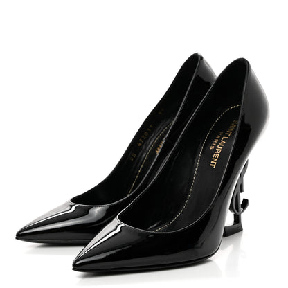 Saint Laurent Patent Opyum 110 Pumps 37 Black 3 of 8