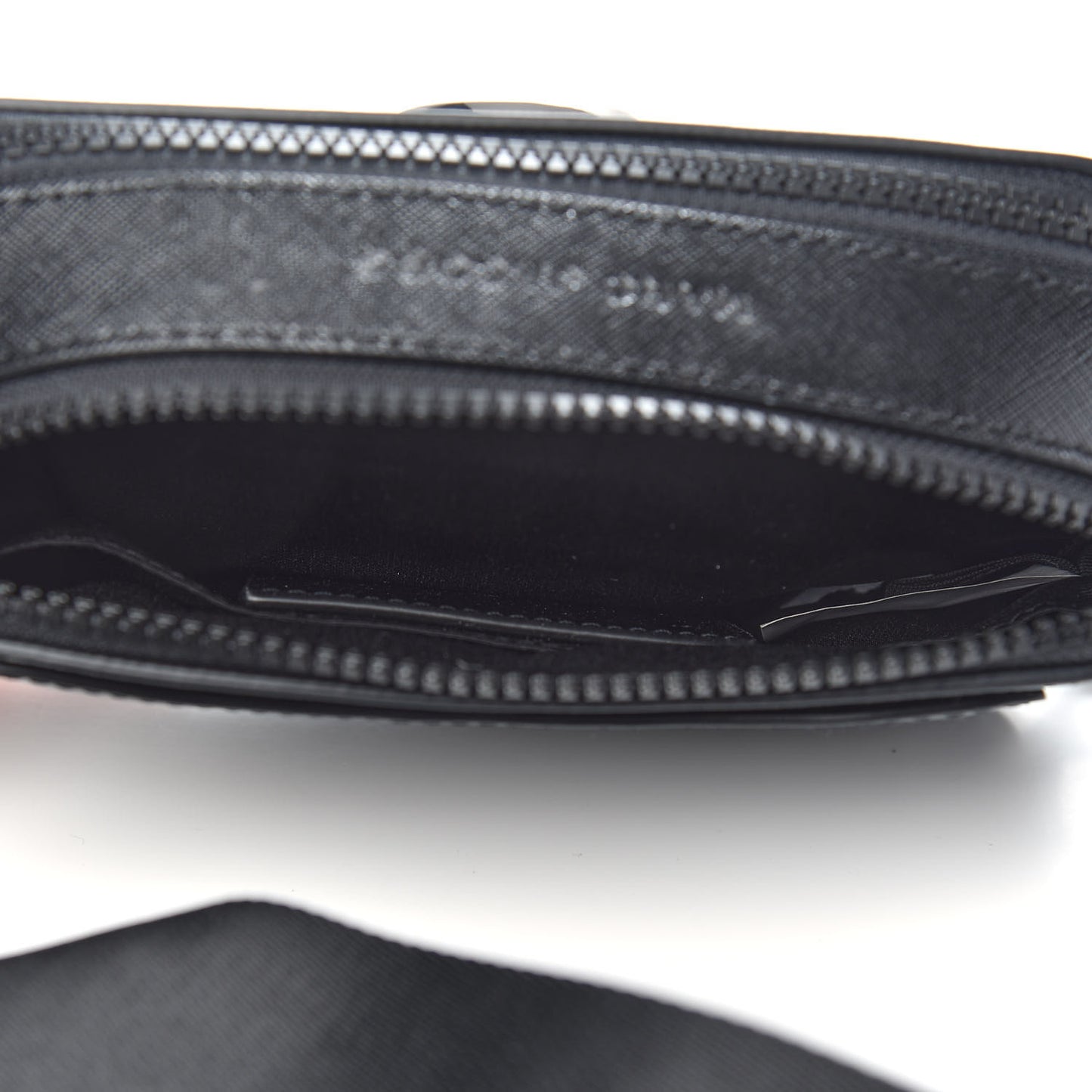 Saffiano Snapshot Camera Bag Black