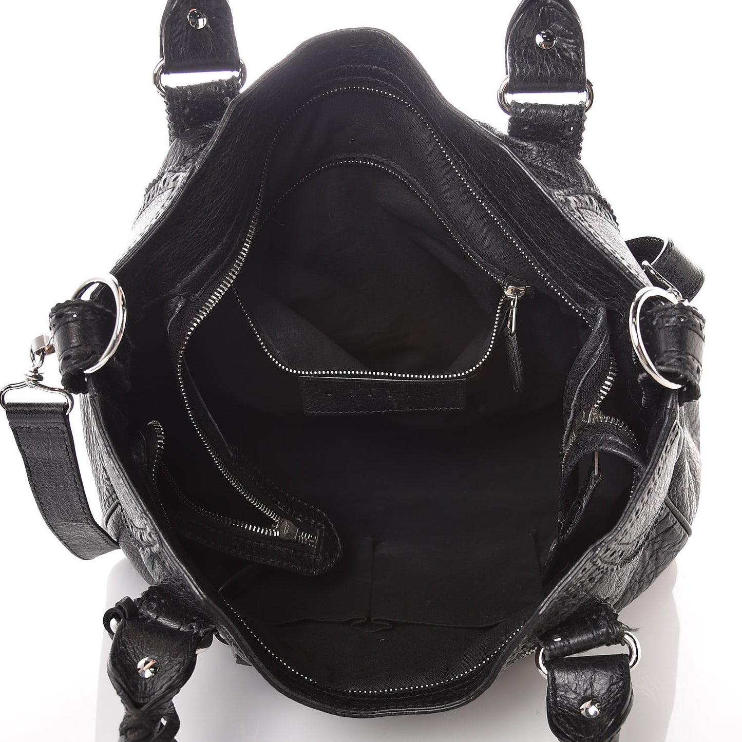 Agneau Giant Brogues Hardware Velo Black