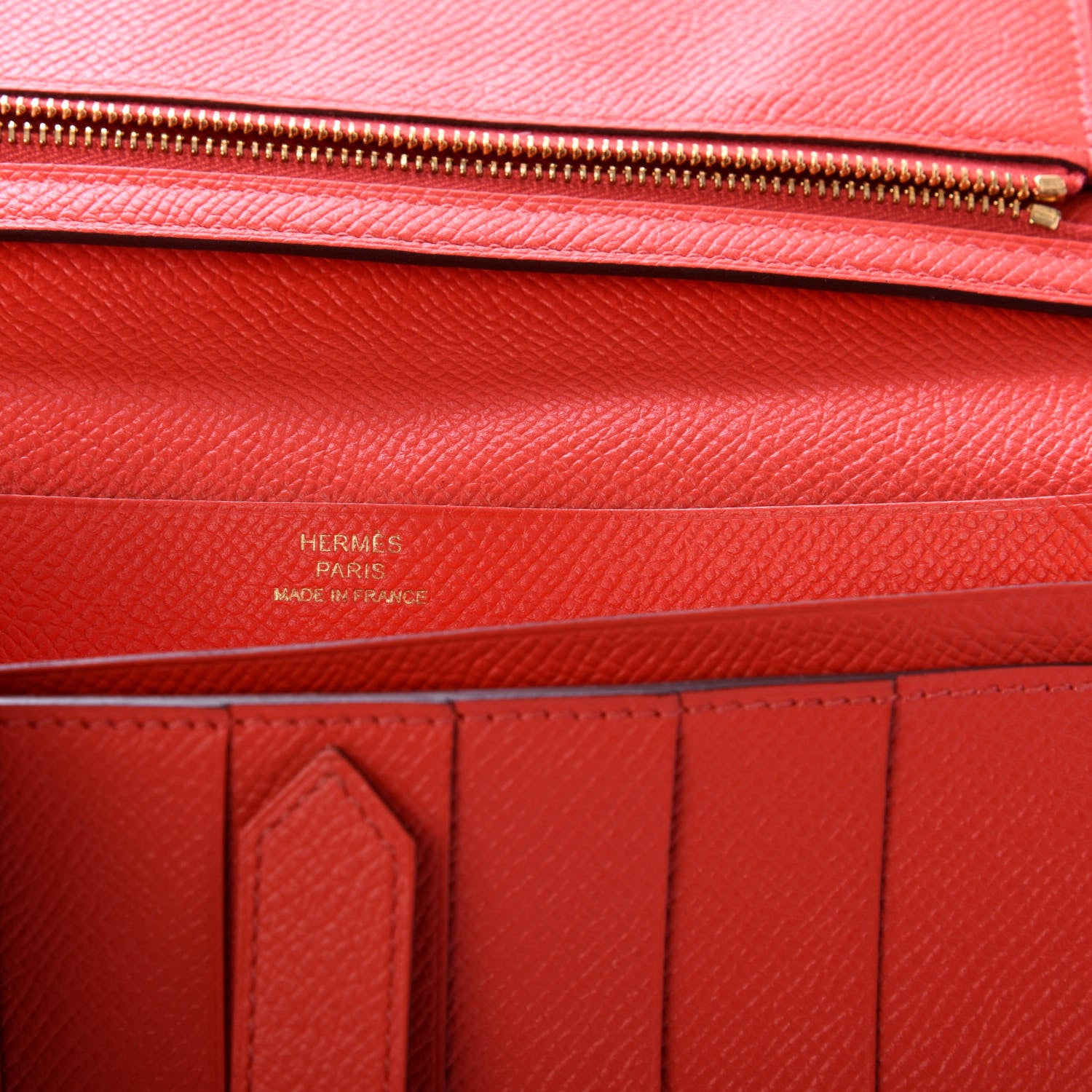 Hermes Epsom Bearn Gusset Wallet Rose Jaipur 6 of 8
