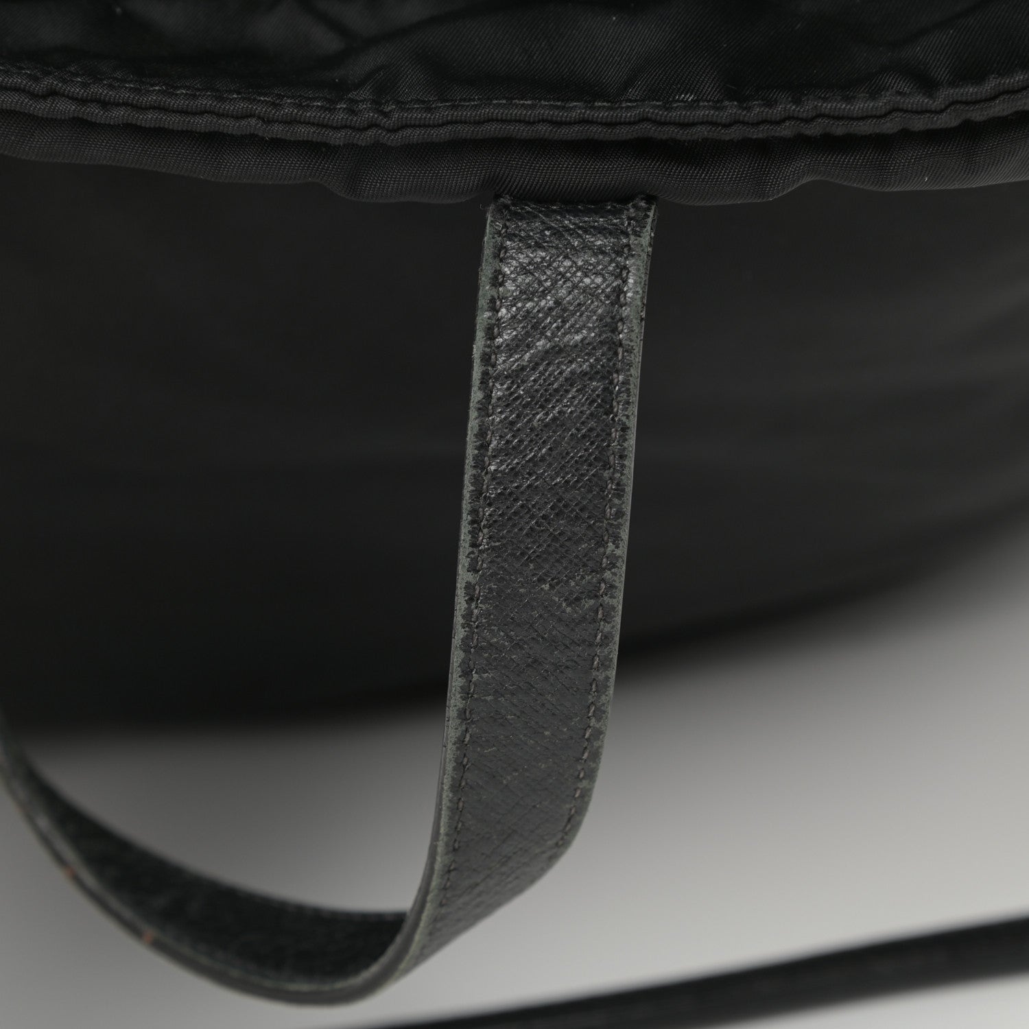 Prada Tessuto Nylon Saffiano Tote Black 15 of 18