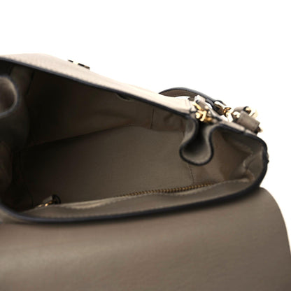 Chloe Suede Calfskin Medium Faye Backpack Motty Grey 14 of 17