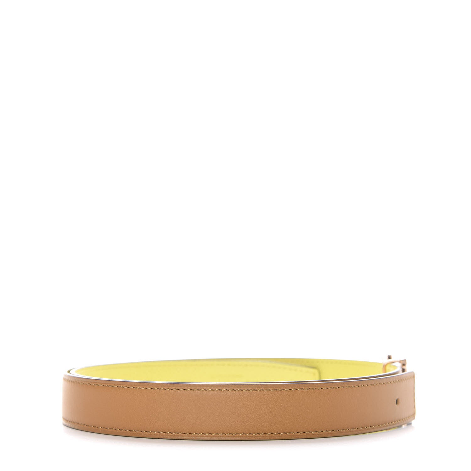 Hermes Swift Epsom 24mm Mini Constance H Belt 75 Sesame Lime 2 of 5
