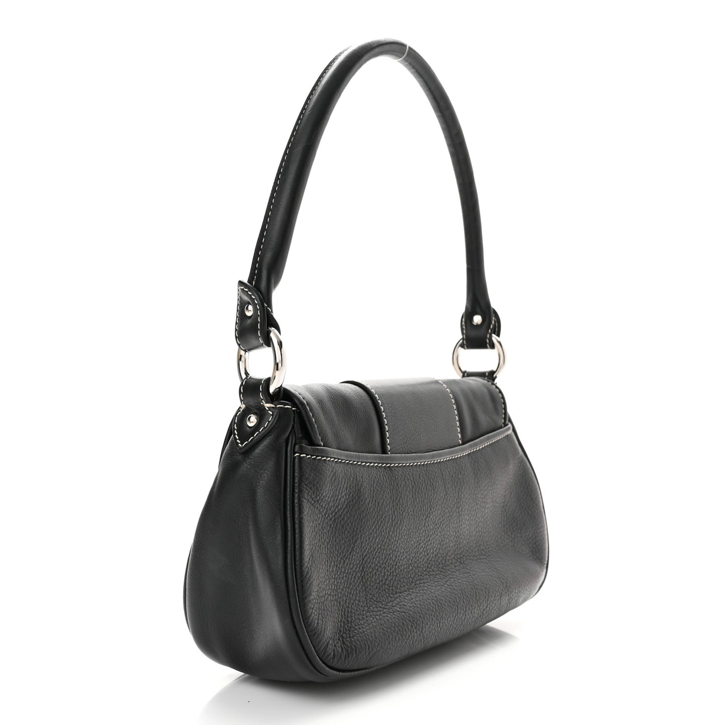 Calfskin Saint Germain Shoulder Bag Black
