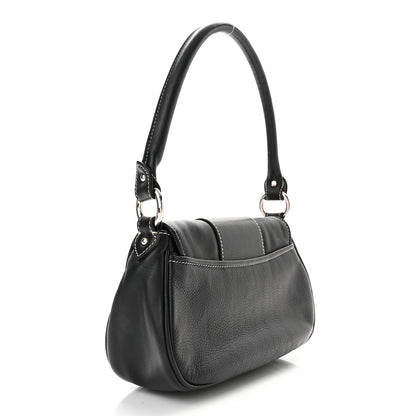 Christian Dior Calfskin Saint Germain Shoulder Bag Black 3 of 10