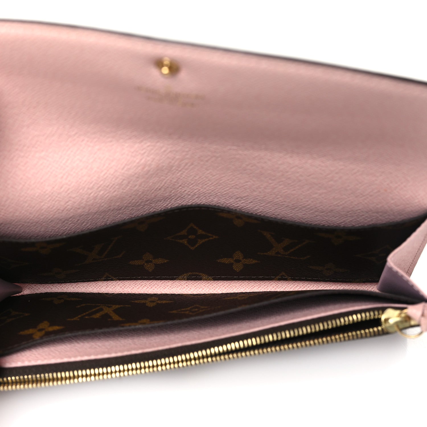 Louis Vuitton Monogram Emilie Wallet Rose Ballerine 5 of 8