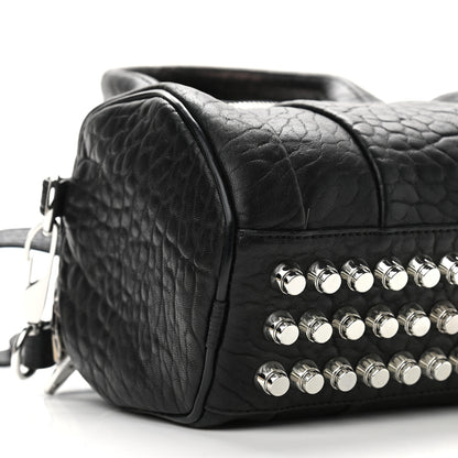 Alexander Wang Pebbled Lambskin Mini Rockie Black Rhodium Hardware 6 of 9