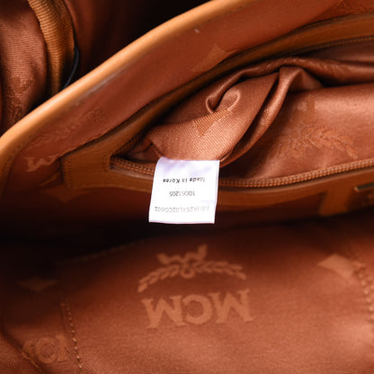 MCM Visetos Studded Medium Stark London Olympic Backpack Cognac 6 of 18