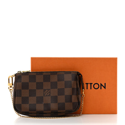 Louis Vuitton Damier Ebene Mini Pochette Accessories 9 of 9