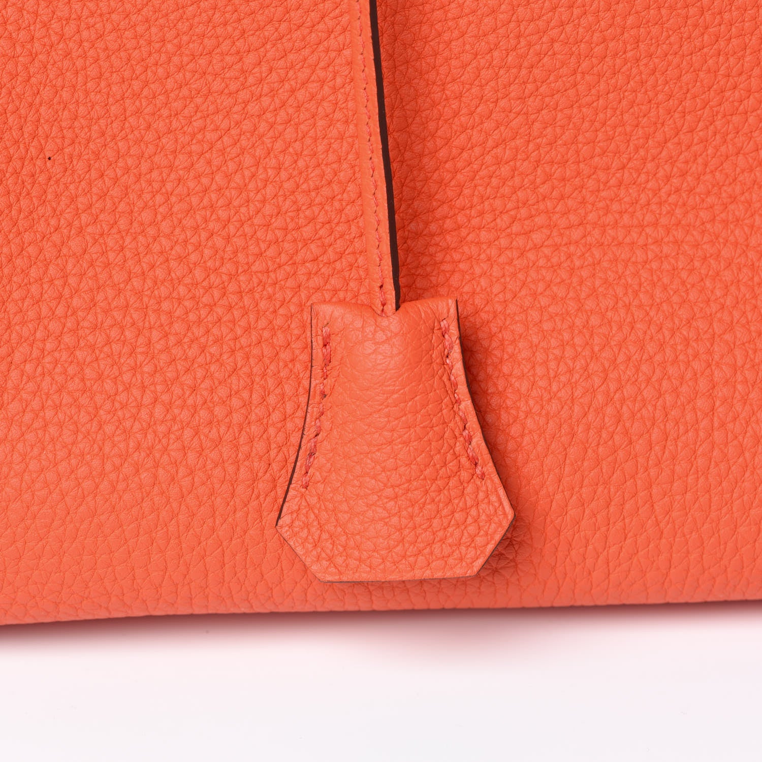 Hermes Togo Birkin 35 Orange Poppy 27 of 38