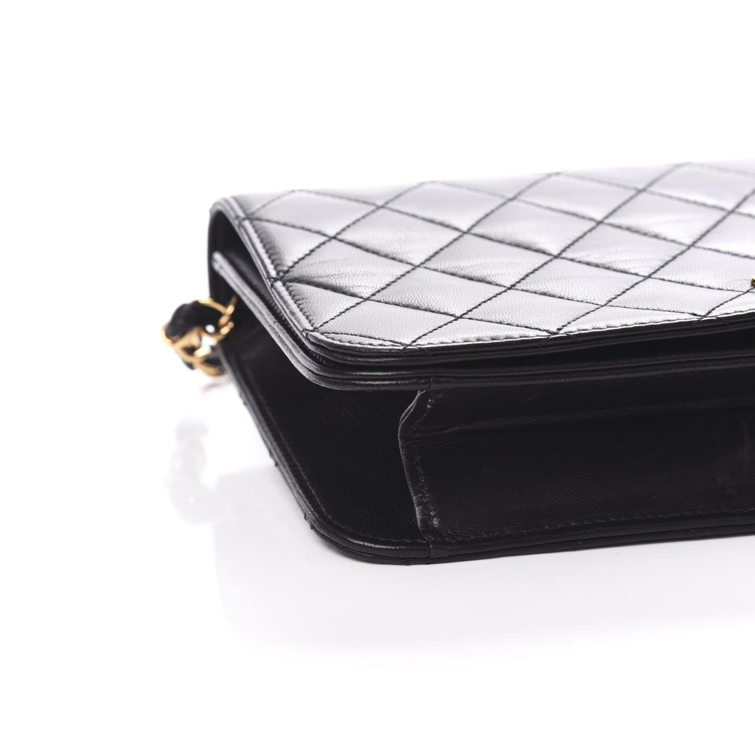 Chanel Lambskin Quilted Small Single Flap Black 8 of 11