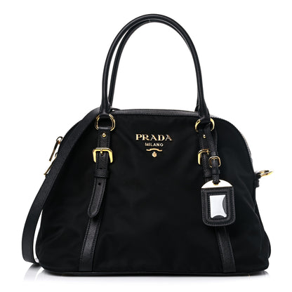 Prada Tessuto Nylon Saffiano Tote Black 1 of 7