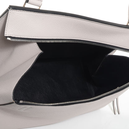 Celine Drummed Calfskin Medium Edge Shoulder Bag Pearl Grey 5 of 7