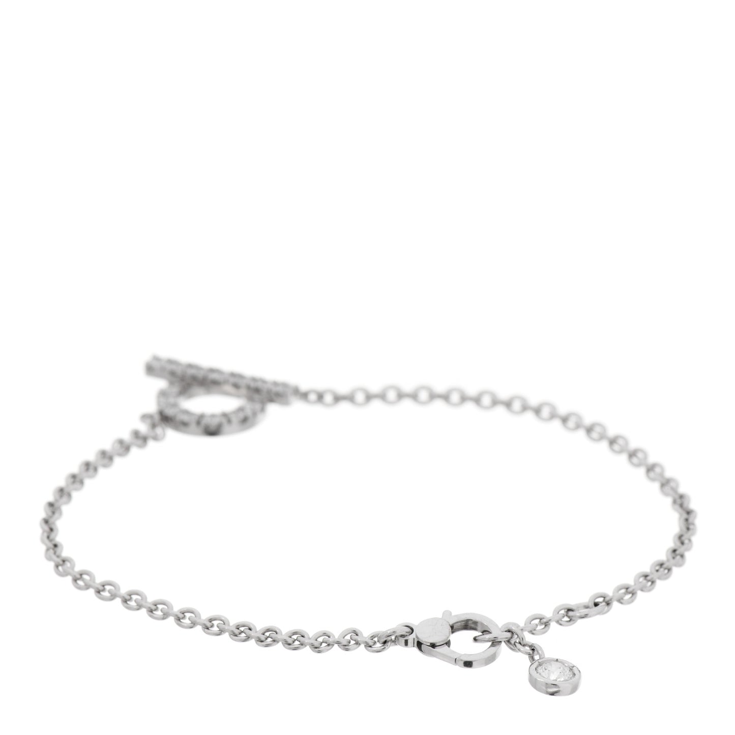 18K White Gold Diamond Finesse Bracelet ST