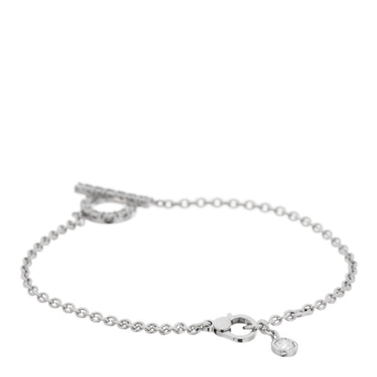 Hermes 18K White Gold Diamond Finesse Bracelet ST 2 of 4