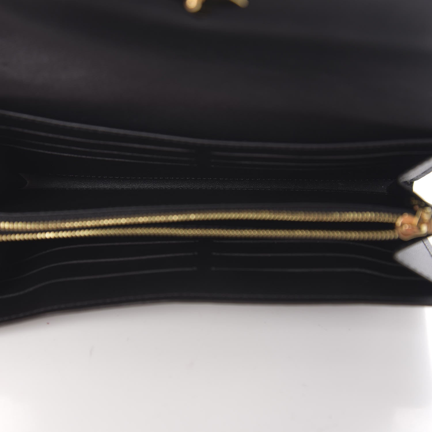 Louis Vuitton Monogram Flower Lock Long Wallet Black 4 of 6