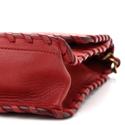 Chanel Iridescent Calfskin Medium Happy Stitch Flap Red 10 of 10