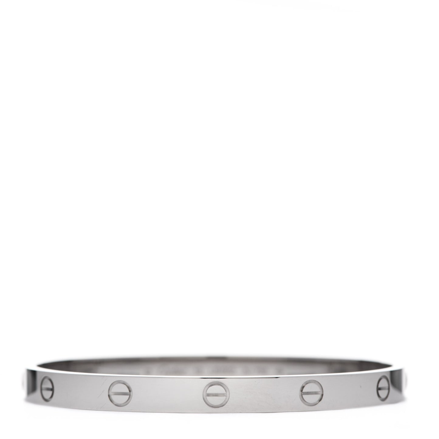 18K White Gold LOVE Bracelet 19