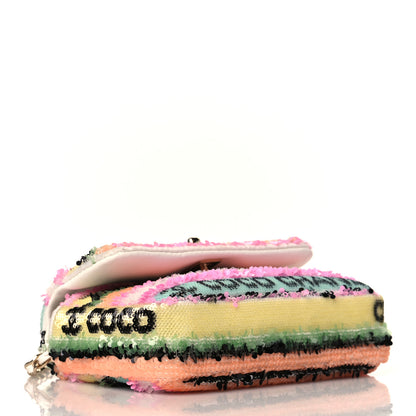 Chanel Sequin COCO Clutch With Chain Multicolor 4 of 11