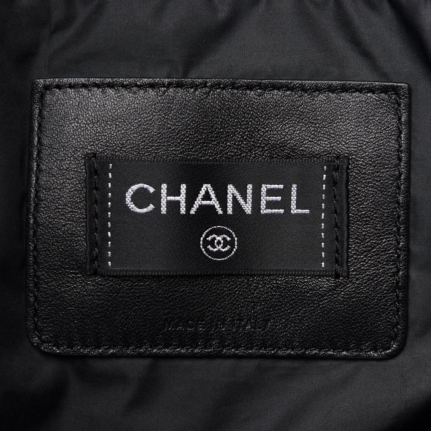 Chanel Nylon Embossed Large Doudoune Bowling Bag Black 6 of 8