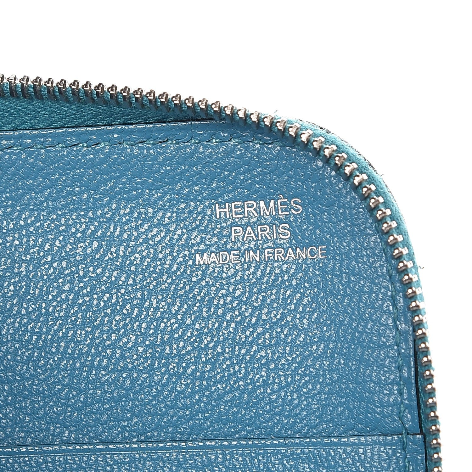 Hermes Togo Large Remix Voyage Wallet Turquoise 7 of 9