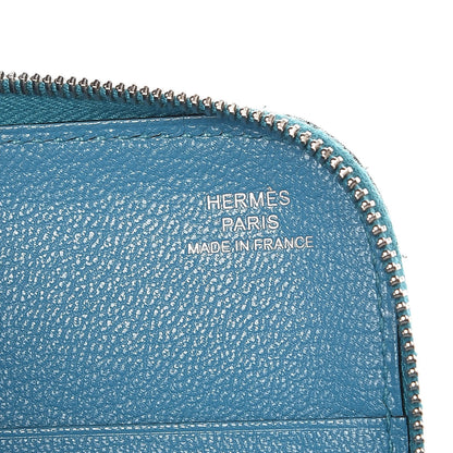 Hermes Togo Large Remix Voyage Wallet Turquoise 7 of 9