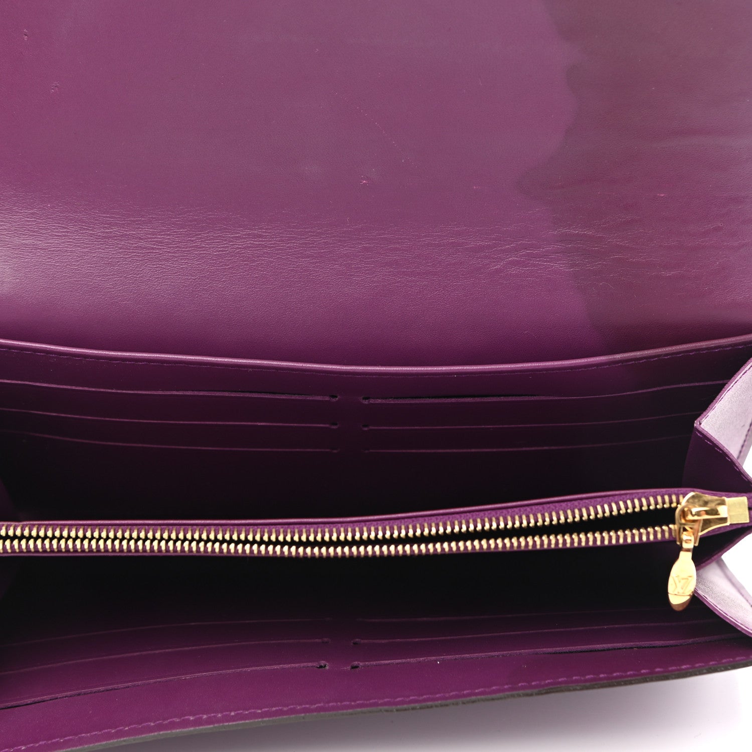 Louis Vuitton Vernis Sarah Wallet NM Amethyste 5 of 12