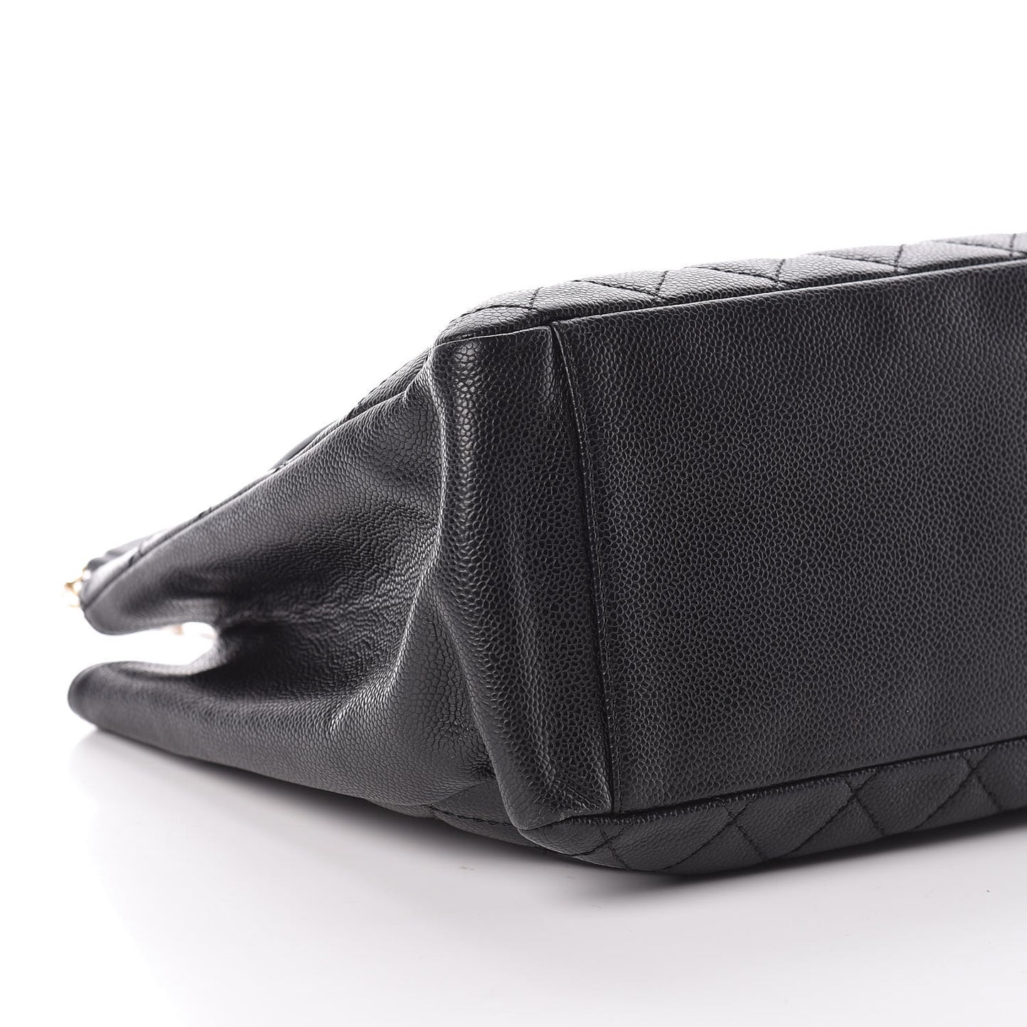 Caviar Quilted Grand Shopping Tote GST Black