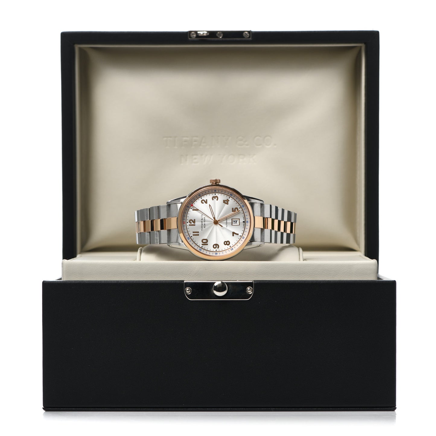 Stainless Steel 18K Rose Gold 40mm CT60 3-Hand Automatic Watch