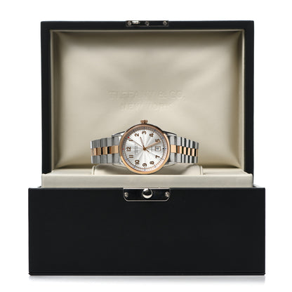 Tiffany Stainless Steel 18K Rose Gold 40mm CT60 3-Hand Automatic Watch 5 of 5