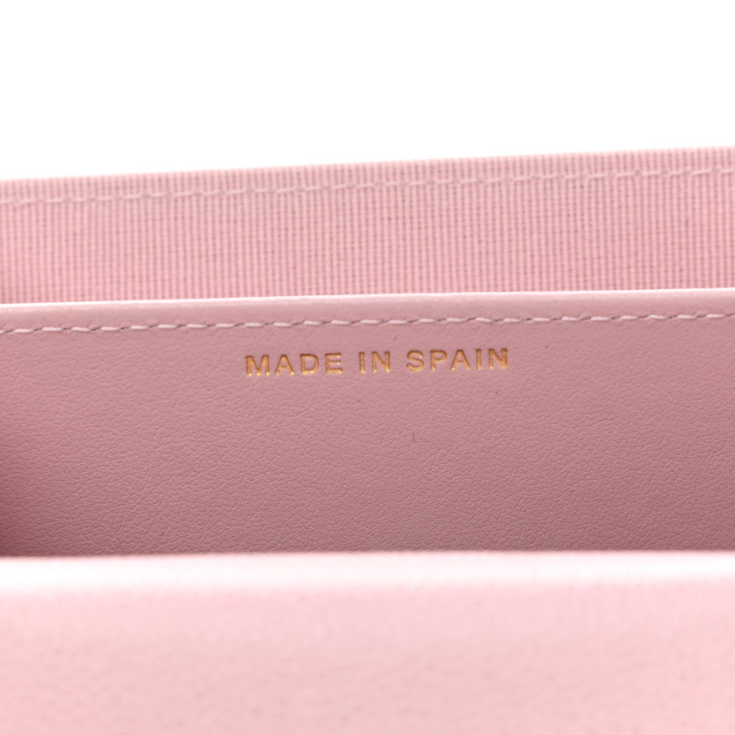 Chanel Caviar Quilted Studded CC Flap Card Holder Light Pink 7 of 9