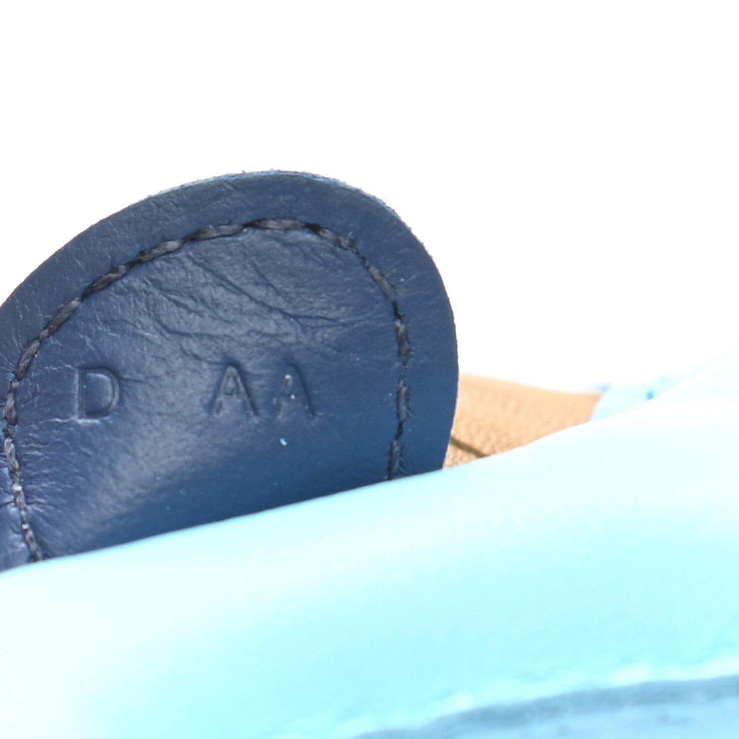 Hermes Milo Lambskin Grigri Rodeo Horse Bag Charm PM Celeste Bleu De Malte Kraft 4 of 5