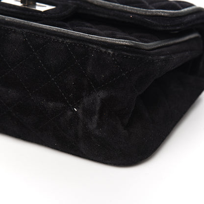 Chanel Suede Quilted 2.55 Reissue 224 Flap Black 10 of 11